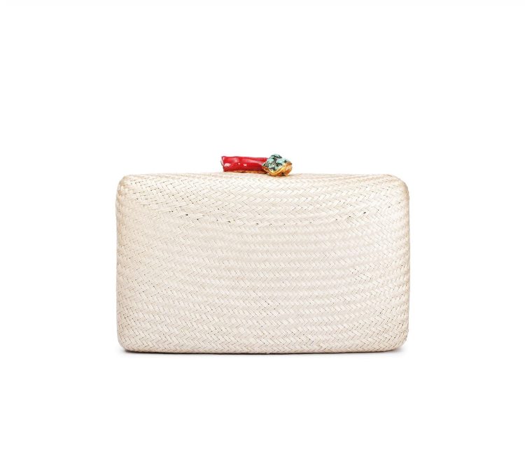 KAPRE WHITE W CORAL & TURQUOISE