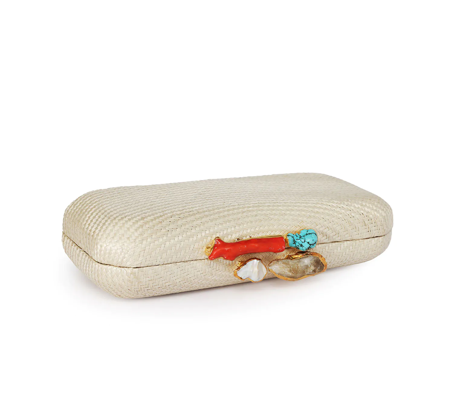 AUDREY NATURAL W  CITRINE + PEARL + CORAL + TURQUOISE - Image 4