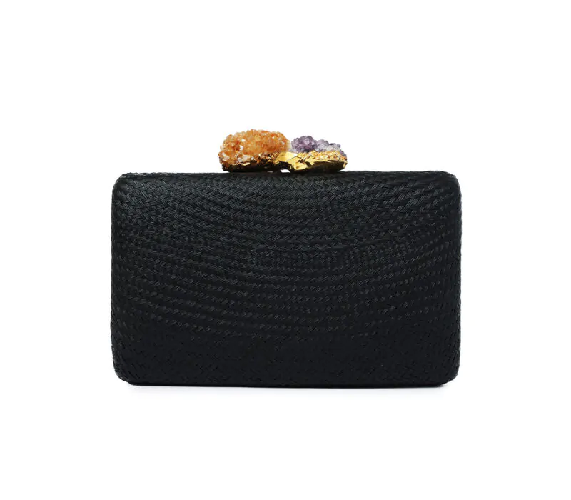 KAPRE BLACK W AMETHYST & CITRINE